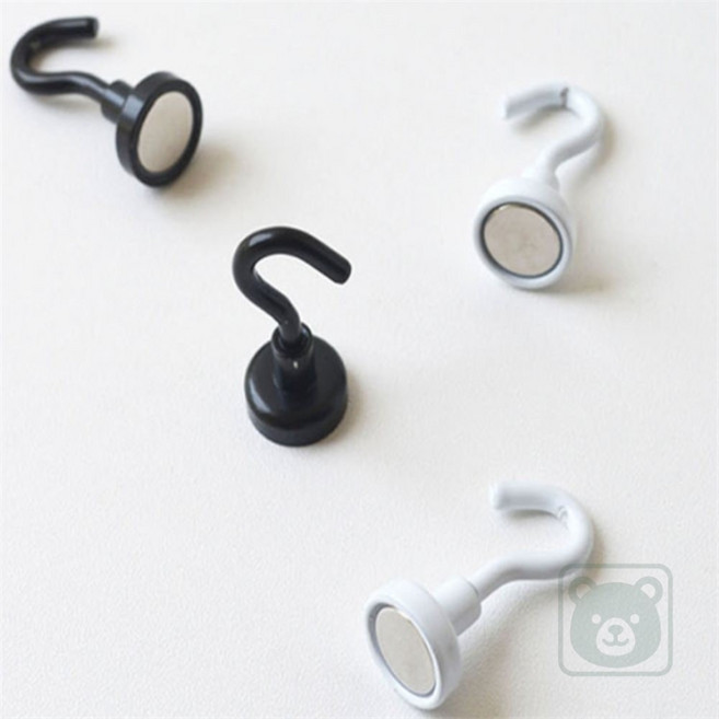 타공판후크 타공보드 자석걸이세트 파티션 마그넷고리 화이트보드후크 칠판후크, 상품선택, 2자석훅16mm-흰색10p, 2자석훅16mm-흰색10p