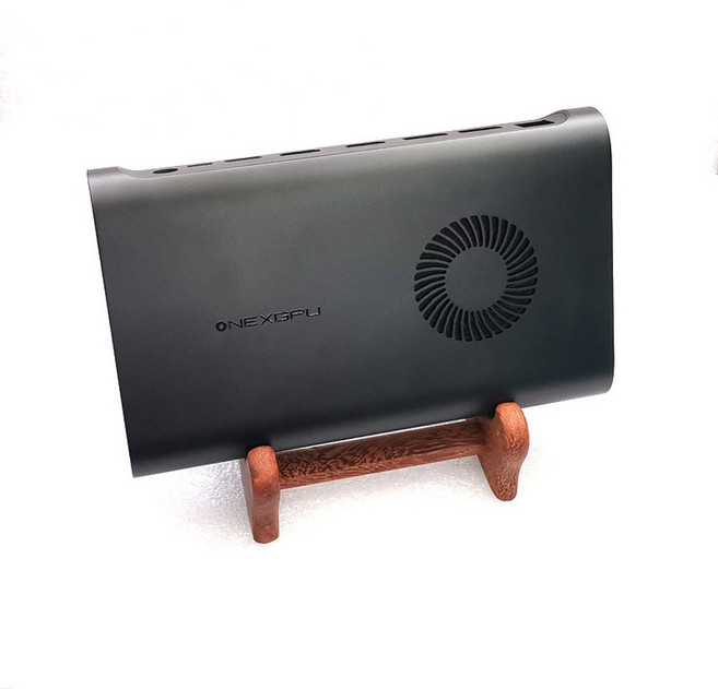 X GPU 외장형 그래픽카드 eGPU 오큘링크지원 7600MXT RX USB4, 원목 거치대 1세대