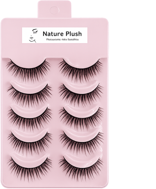 린다 인조 속눈썹, 1개, 검은색