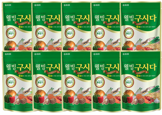 북설악 웰빙구시다 (500gX10개), 500g, 10개