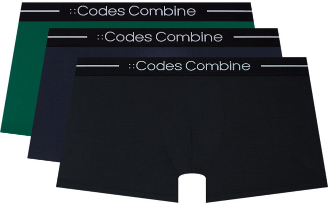 코데즈컴바인이너웨어 블랙밴드 에어로쿨 드로즈 3PACK