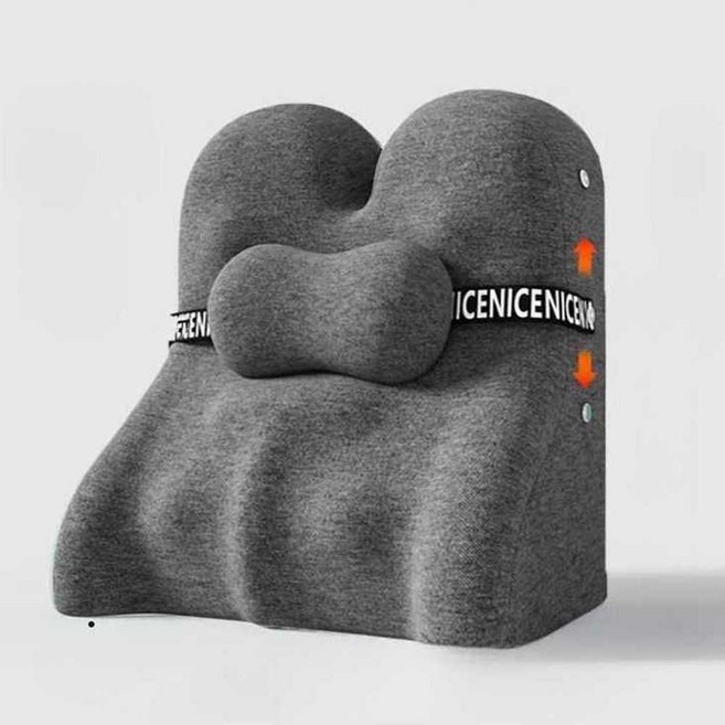 MEON 성형베개 수면 일자목 가슴 코 회복 수술 배개, 라이트 그레이 (48x25x43cm)