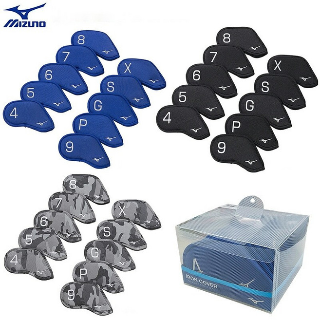 미즈노 아이언 커버10개 세트 5LJH2302, 아이언용/카모(91)