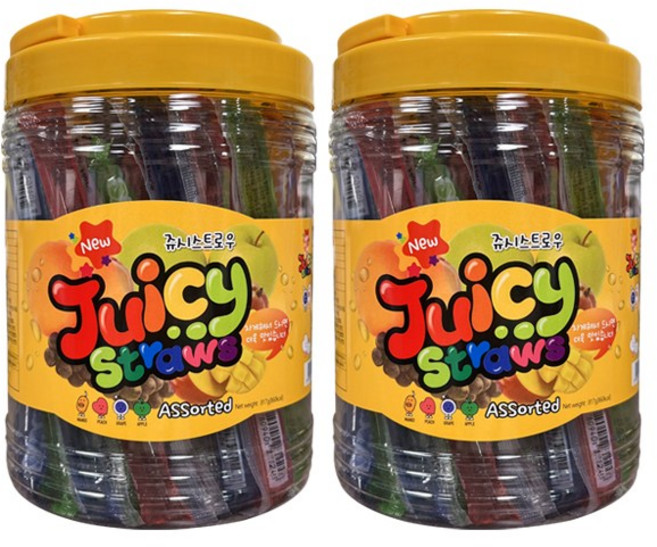 청우 쥬시스트로우, 2개, 817g