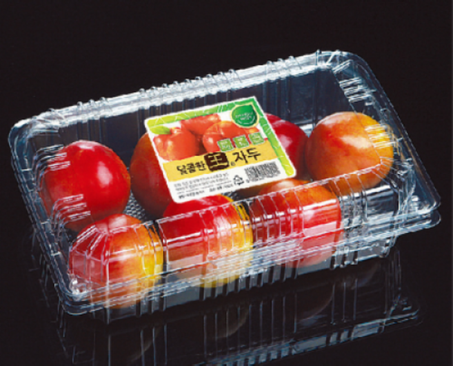 천리잡화점 자두 토마토 천도복숭아 1kg 포장용기 201-1k, 10개