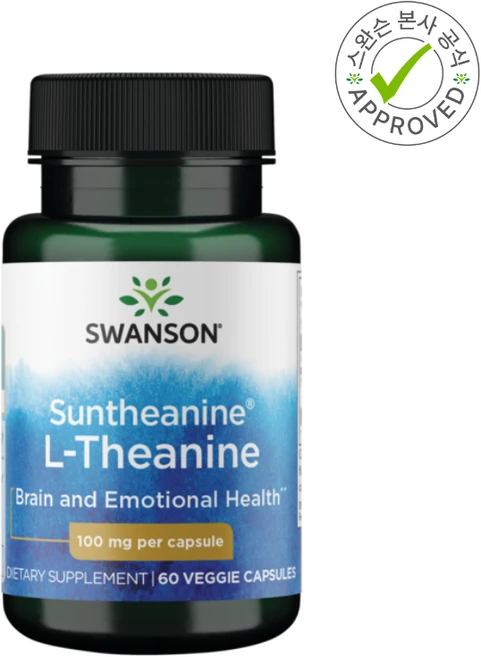 GABAplex l-티로신 및 l-테아닌 60베지캡슐 스완슨, 60정, 1개 - 쿠팡