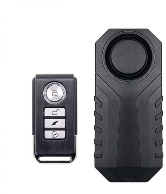 자전거 오토바이 도난 방지 경보기 잠금장치 리모컨1개 본체1개 경보 자물쇠, 1개