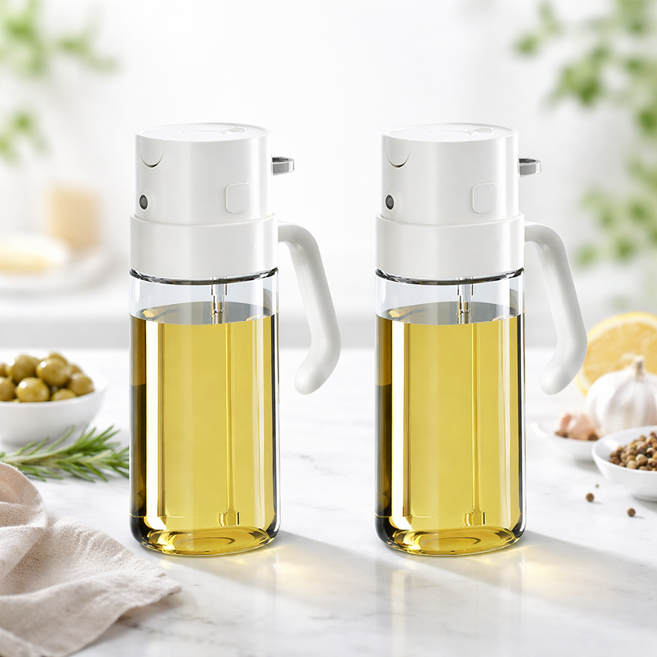 생활명가 2way 고급형 대용량 오일스프레이 1+1, 1세트, 550ml