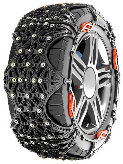 자동차체인 윈터 겨울 스노우체인 스파이크 미끄럼방지 덜컹거림 없이 타이어 손상없는 TPU 이지체인 쉬운설치 스노체인, 1개