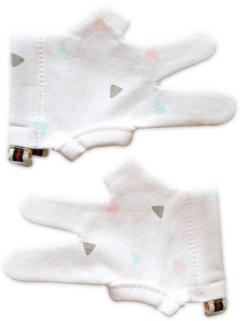 소보치 손가락 빨기 방지 손빨기 방지 장갑 힐링썸 친환경 오가닉 장갑 6~36개월이상, S 검지중지, 마쉬멜로우, 1개