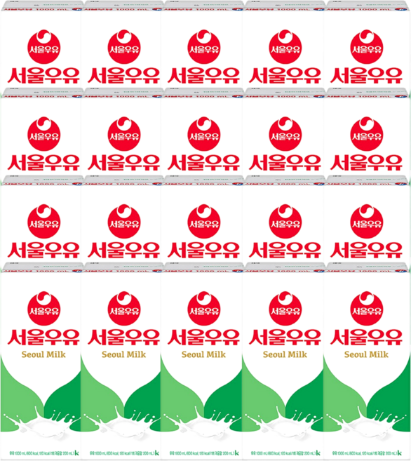 서울우유 멸균우유 1L x 20개