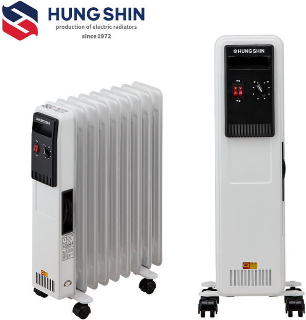 국산 흥신 전기라디에이터 사무실 가정용 화장실 난방기 히터, 일반-7핀(타이머O)