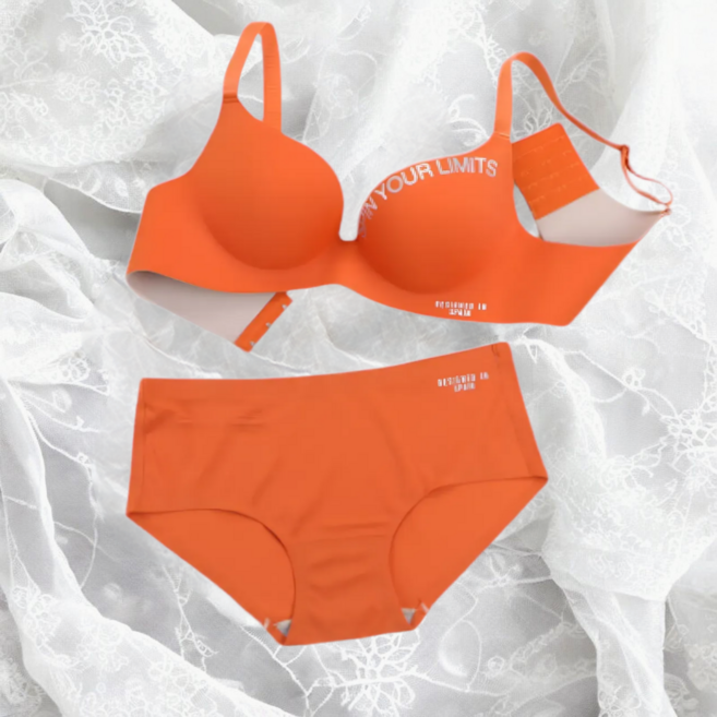 노와이어 4cm볼륨 왕뽕 푸쉬업 브라 팬티세트