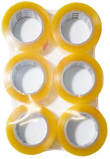 다잘 투명 OPP 다용도 아크릴 투명 박스테이프 경포장 150m, 6개