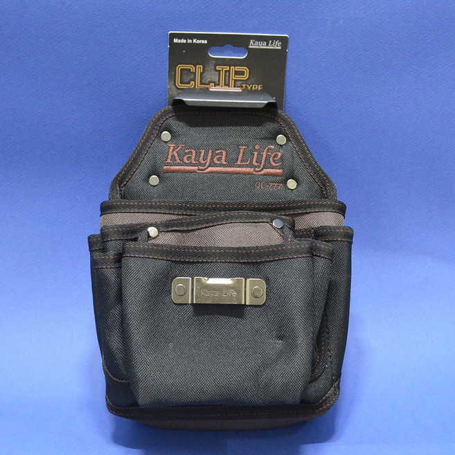 가야 공구집 클립형 못주머니 CL-777 1731763 탈부착편리, 1개