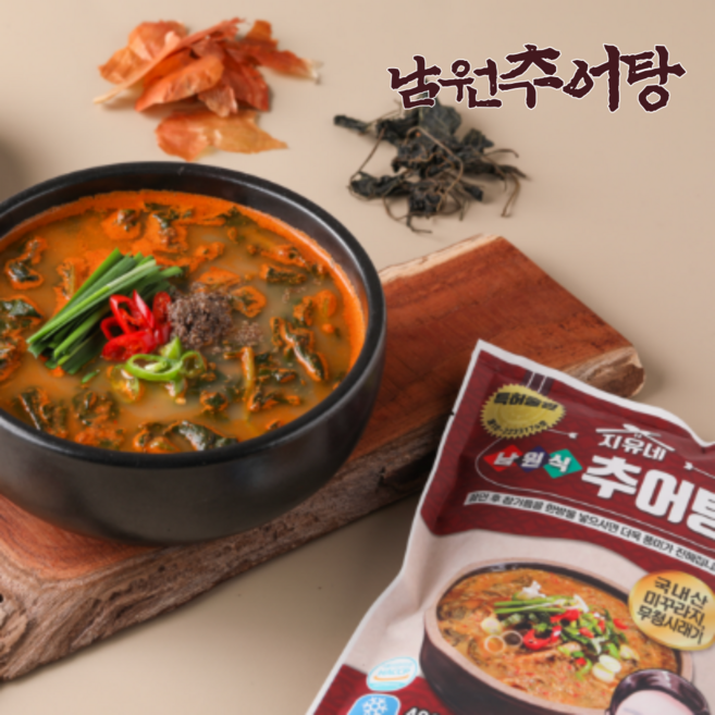 지유네 남원식 추어탕 400g, 5개