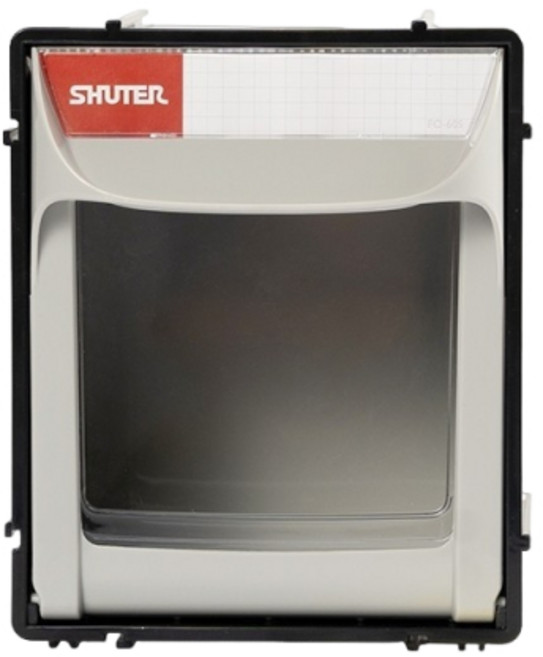 SHUTER 樹德 快取分類盒 FO-121 桌面抽屜整理盒, 1個, 黑身灰抽