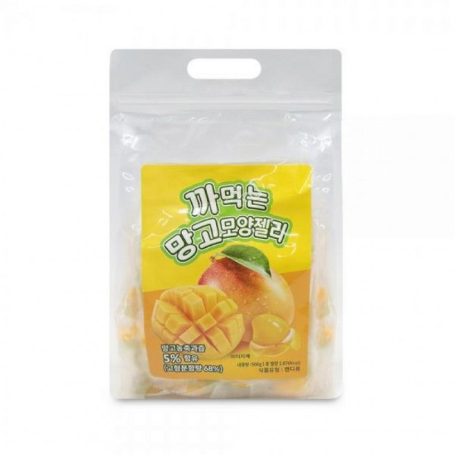망고모양젤리, 500g, 4개