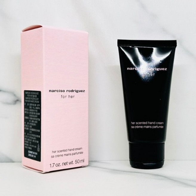 Narciso Rodriguez For Her 淡香水護手霜 50ML, 1個, For Her女性淡香水護手霜50ML