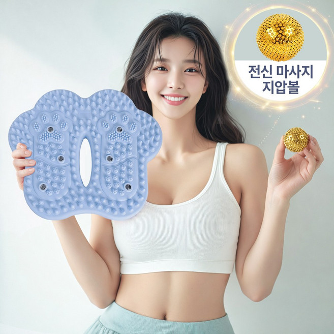 바디리듬 가정용 에어 지압 스텝퍼, 사파이어 블루