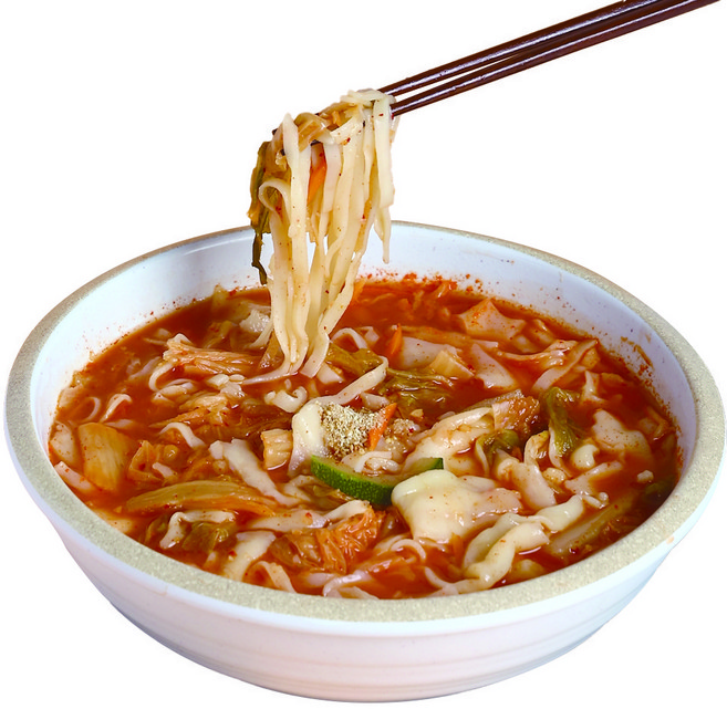 한칼식품 김치칼국수2인분1690g, 1.69kg, 1개, 김치칼국수(생면2)