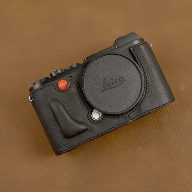 LEICA 호환 CL 카메라 가방 하프 케이스, 01 Black