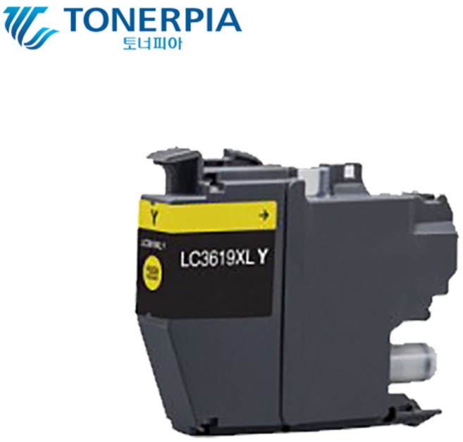 브라더 호환잉크 LC-3619XL MFC-J2330DW J2730DW J3530, 1개, 노랑