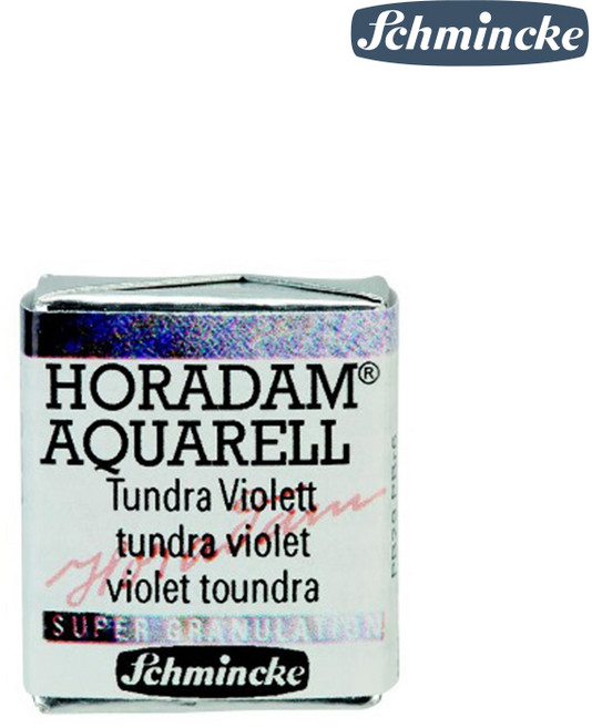 쉬민케 호라담 수채물감 고체케익 1/2pans 그래뉼레이션 Tundra Violet