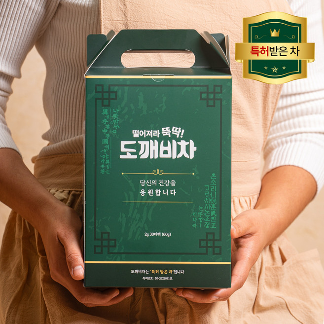 [도깨비차] 여주차 돼지감자차 당뇨 건강 차 혈당관리 특허 티백 선물용, 1개, 엄마 아빠랑 셋이 1달 3BOX(90개입)