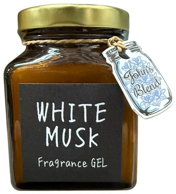 John's Blend Musk BLOSSOM 芳香膏, 135g, 1個, 白麝香