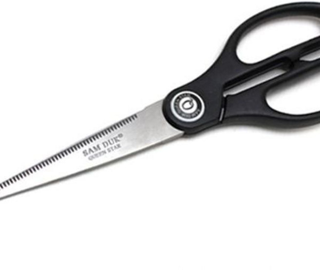 삼덕 양손 가위 특대 OPP포장 주방 음식용 가위, 1개