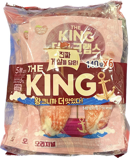 코스트코 동원 더킹 크랩스(140gx6개), 1개, 840g