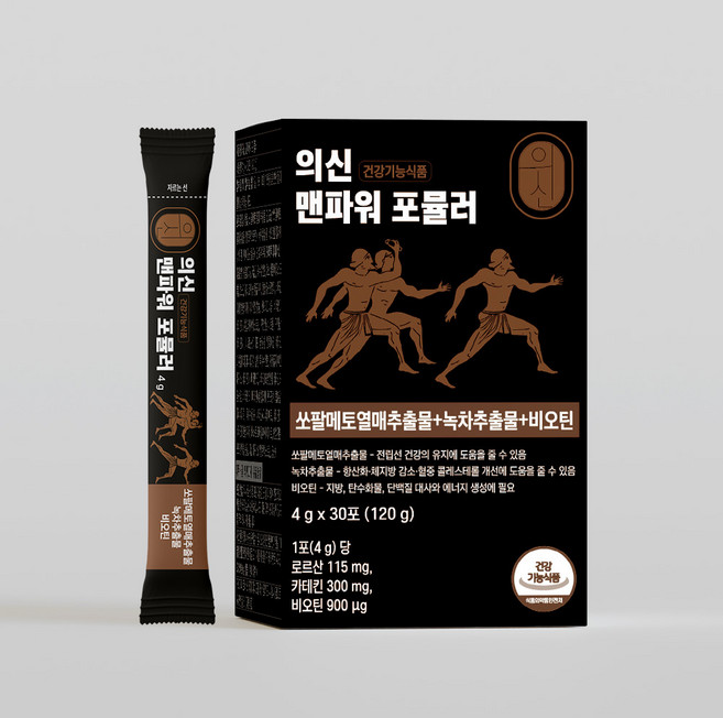 데콤포 의신 맨파워 포뮬러 쏘팔메토 비오틴 카테킨 30p, 120g, 1개