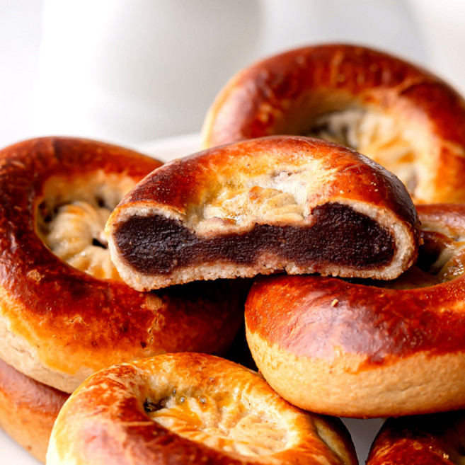 당일생산 국내산 찰보리로 만든 경주빵, 40개, 30g