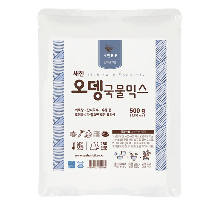 새한비아이에프 오뎅국물 믹스, 500g, 1개