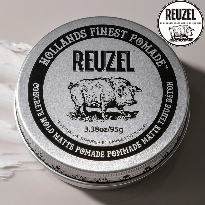 리우젤 콘크리트 홀드 매트 포마드 95g, 1개 - 쿠팡