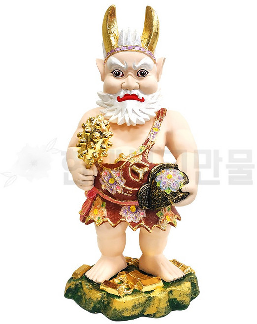 2자 칠보 도깨비(갈), 1개