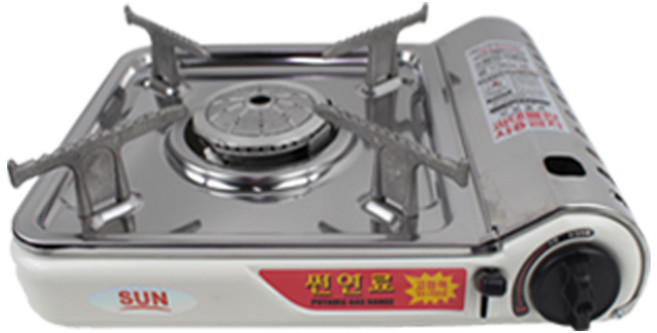 국민연료 썬연료 가스레인지 휴대용 버너, YI701S, 1개