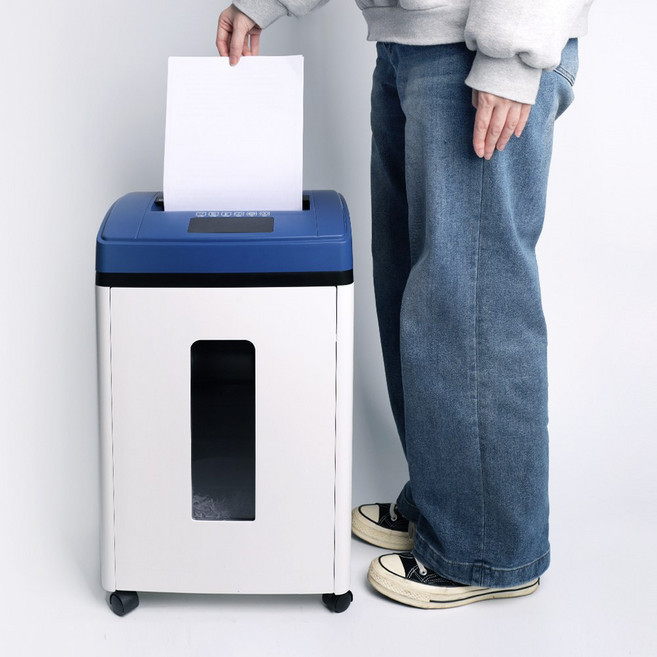 코아시스템 문서세단기 DOLPHIN-707 25L 저소음 15매 사무용 소형 중형 파쇄기 DIN p-5등급