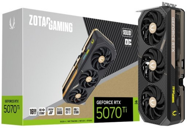 [ZOTAC] GAMING 지포스 RTX 5070 Ti SOLID OC D7 16GB