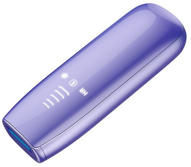 PYHO 손에 들고요 가정용 레이저 빙점 제모기 무통감 제모 미용기기, 보라색, KFL-81s