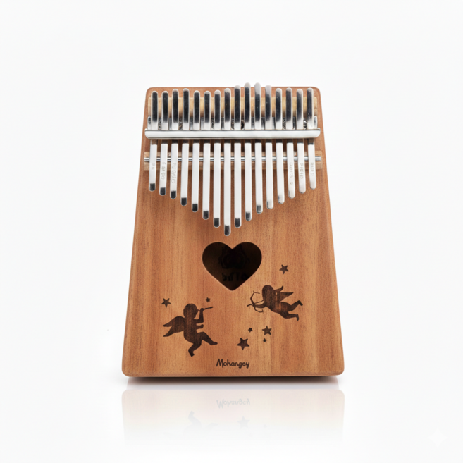 삼익 올솔리드 칼림바 입문용 초보자 독학 패키지, SK17S 스페이스 마호가니, 1개