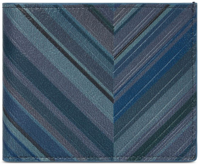 폴스미스 셰브런 패턴 2단 지갑