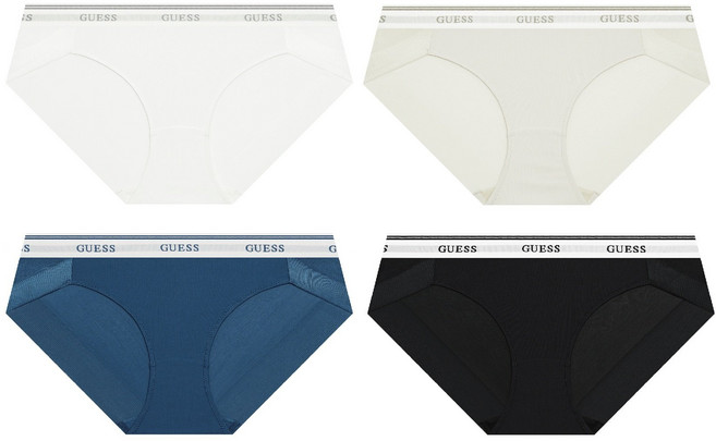 [백화점상품] 게스 언더웨어 남성 팬티 소프트커버 액티브 (4종택1) 노라인 헴 인체공학설계