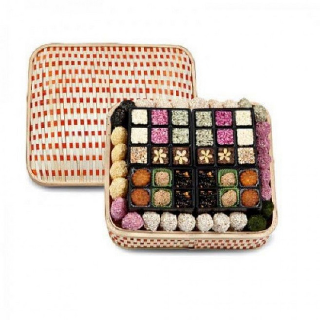 설날 한과 선물세트 양양 오색한과 바구니(대) 명절 선물 세트 답례품 단체, 단품