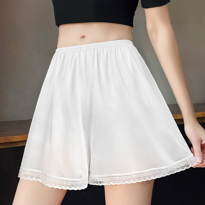 미미캐츠 풍기 인견 국내제작 A라인 소폭 레이스 냉감 여성 속바지 P-915