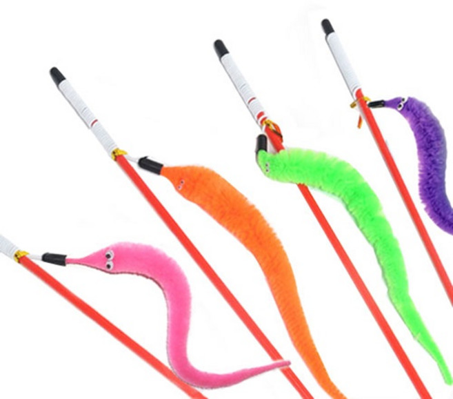 캣가든 데빌 스네이크 롱롱테일 낚시대 고양이장난감, 선택/주황, 1개