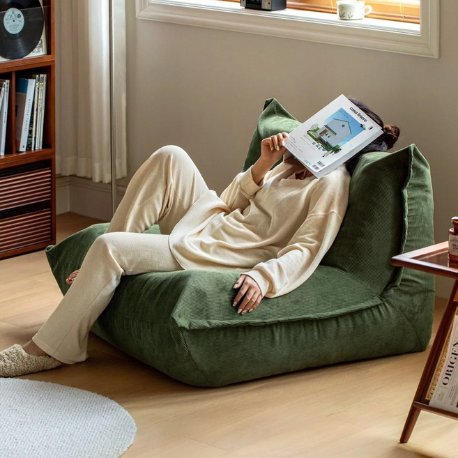 하루꿈 토고 쇼파 1인 리클라이너 인테리어 소파 거실 침실 베란다 테라스 편안한 안락 의자, 그린