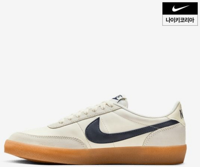 나이키 여성 네이비 가죽 스니커즈 킬샷 커플 데일리 운동화 2 클래식 데일리화 일상화 1799437