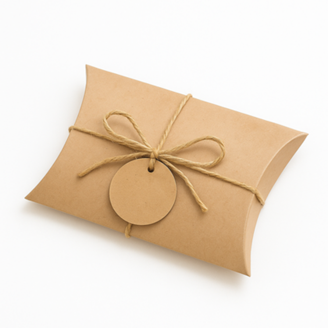 다용도 선물상자 답례품 반달상자, 50개, 크라프트